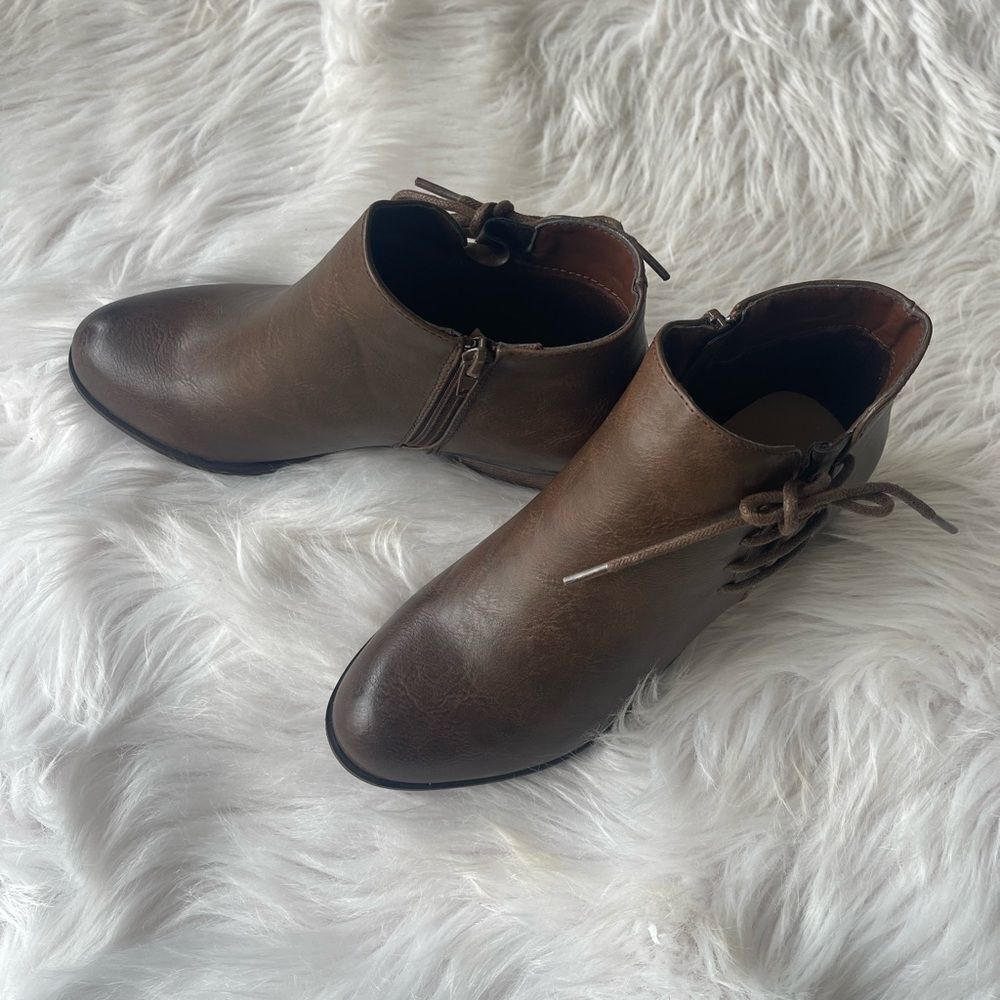 Brown Bootie  